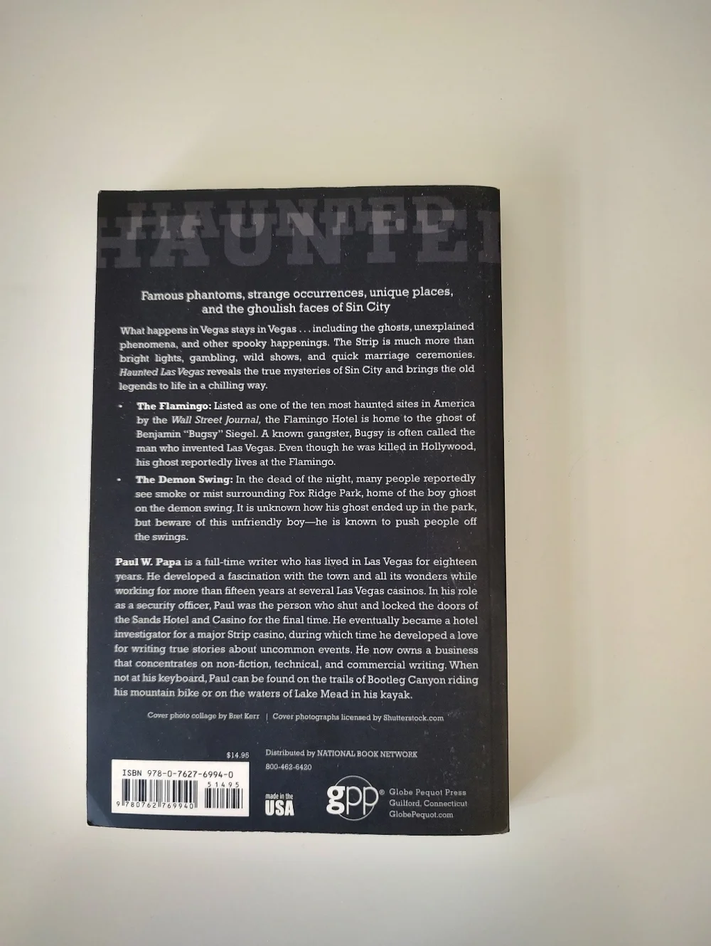 Haunted Las Vegas Famous Phantoms, Creepy Casinos And Gambling Ghosts Book